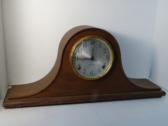 Sessions Walnut Cased 8 Day Mantle Clock 10 x 21
