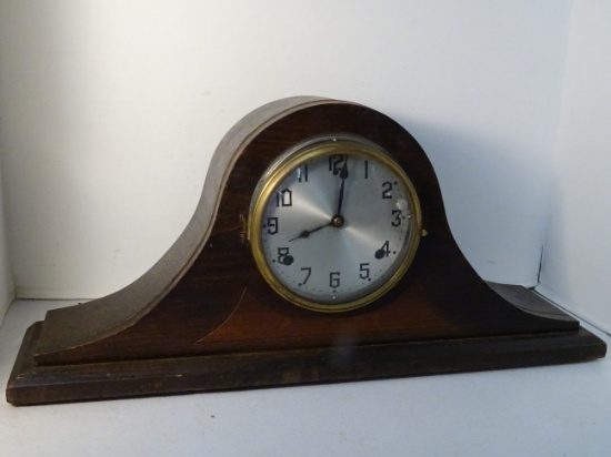 Gilbert Walnut Case Mantle Clock 10 x 21