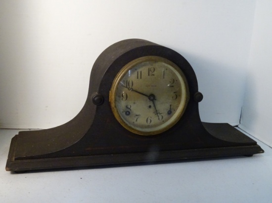 Seth Thomas Mantle Clock 9.5 x 20 Walnut Case
