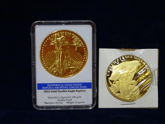 1933 Gold Eagle Replica & We The People Replica