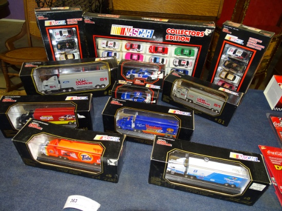 Lot of 28 Die-Cast Nascar Cars & Trucks