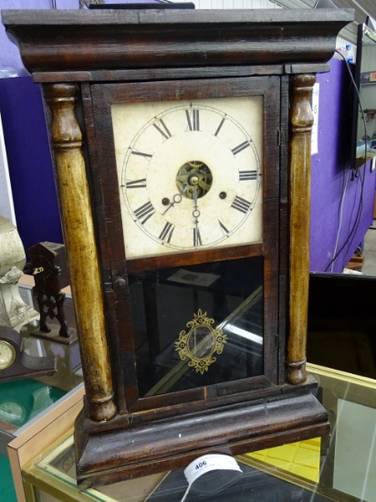 Column Clock 1800's Weight Clock