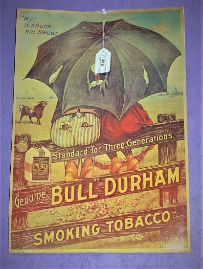 Bull Durham Smoking Tobacco Poster