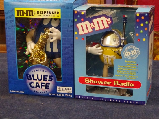 MM Shower Radio & MM Dispenser Blues Cafe