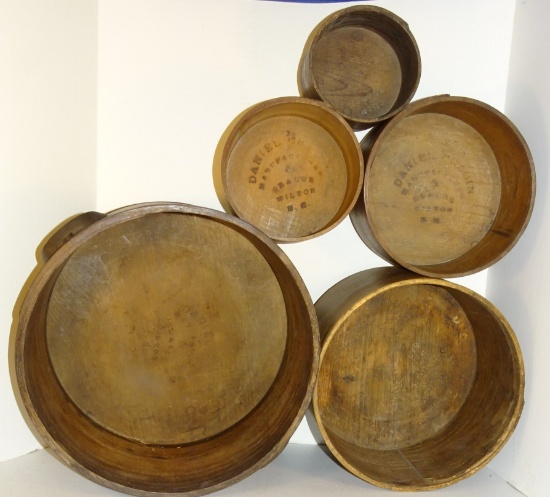 Daniel Cragin Set of 5 Round Pantry Boxes (Nest)