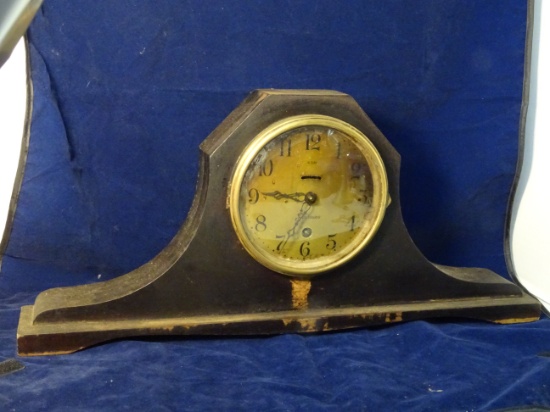 Sessions 8 Day Walnut Mantle Clock 8.5 x 19
