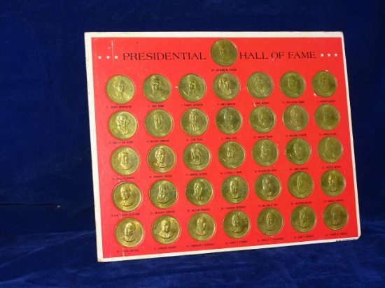 Presidential Hall of Fame Metals Thru Nixon