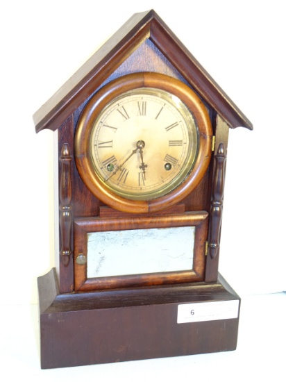 Waterbury Shelf Mantle Clock With Mirror
