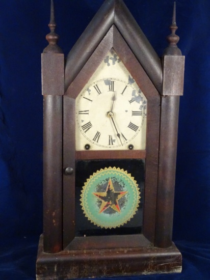 New Haven 8 Day Steeple Clock