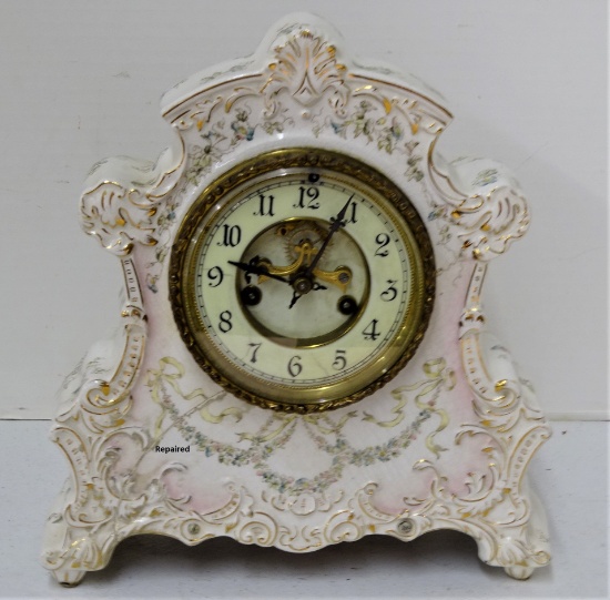 Waterbury China Parlor Clock 10 by 11