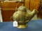 Brass Carved Animal Pitcher 10.5