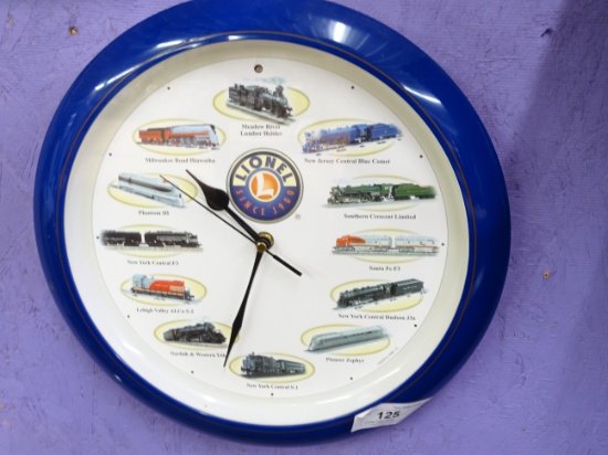 Lionel Train Clock