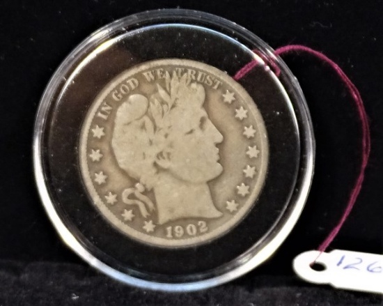 1902S Barber Half Dollar