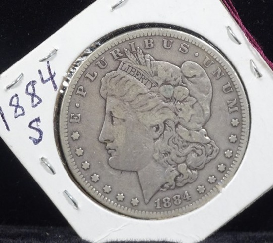 1884S Morgan Silver Dollar