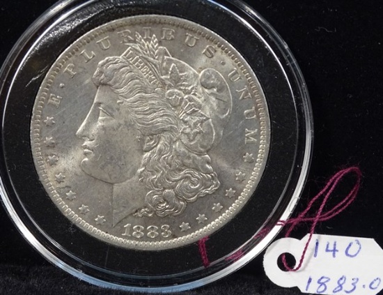1883 O Morgan Silver Dollar UNC