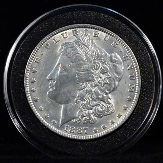 1887 Morgan Silver Dollar Excellent