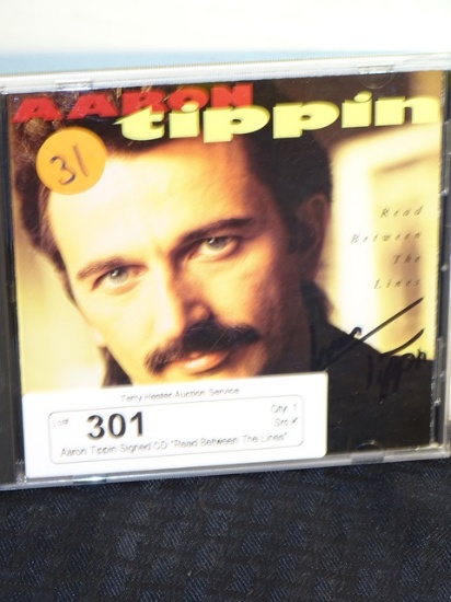 Aaron Tippin Signed CD "Read Between The Lines"