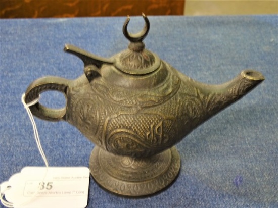 Cast Bronze Alladins Lamp 7" Long