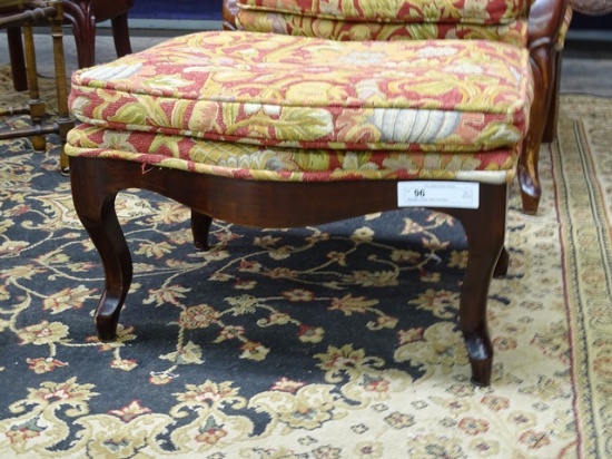 Mahogany Queen Anne Foot Stool