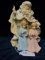 Christmas Santa with 2 Angels 9