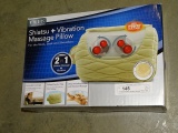 Homedics Shiatsu+ Vibration Massage Pillow in Box