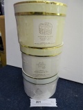 3 Lenox Crystal Items,Box,Boots,Wheel Barrow