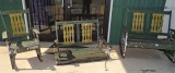 3 Pcs. Oak Patio Set Rocking Chair & Bench & Swing