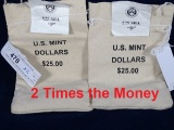 $25.00 Susan B Anthony UNC Sealed Bags