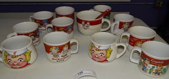 Lot of Campbells Soup Cups