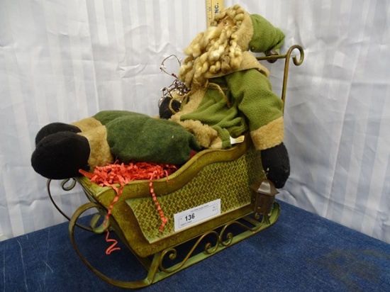 Santa In Sleigh