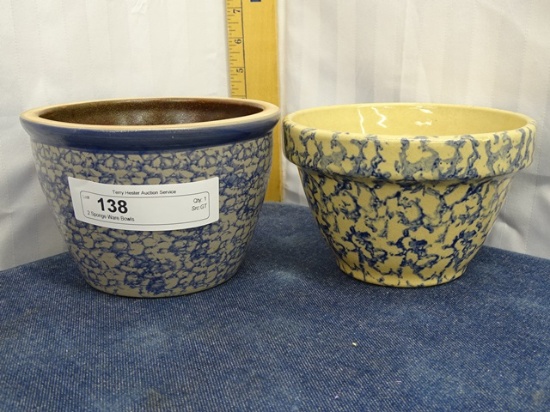 2 Sponge Ware Bowls