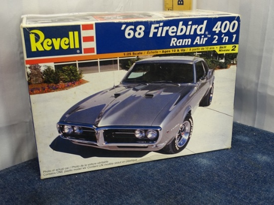 Revell Model Car Kit Unassembled "68 Firebird"