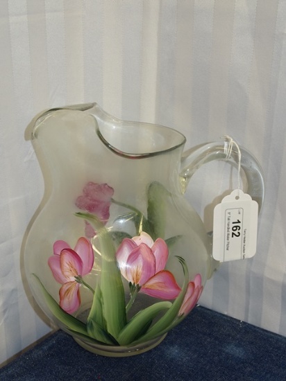 9" Tall Handled Water Pitcher
