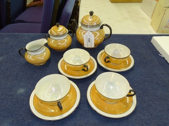 11 Pc Thomas Bavaria Luster Ware Tea Set