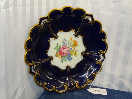 JL Menau German Hand Enameled Plate