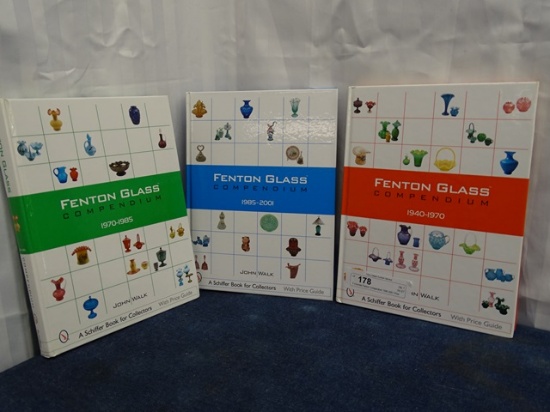 3 Volumes Fenton Compendium 1940-2001 Price Guides