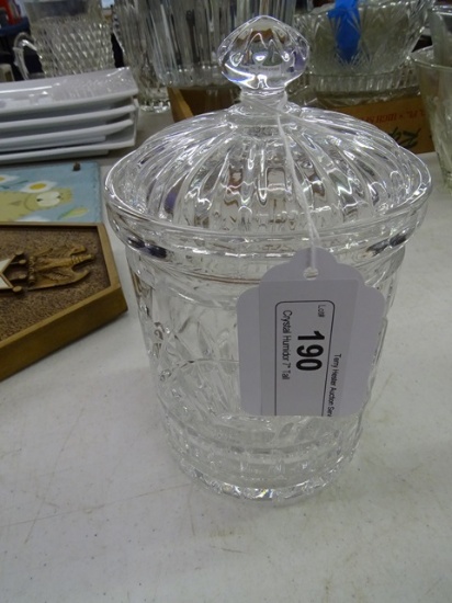 Crystal Humidor 7" Tall