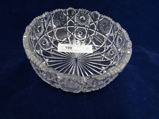 Beautiful Crystal Bowl 8" diameter
