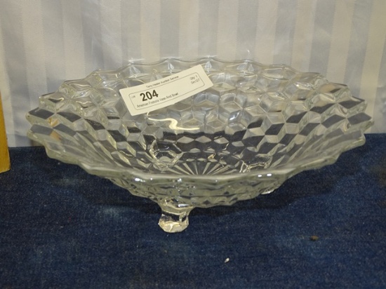 American Fostoria Vase And Bowl