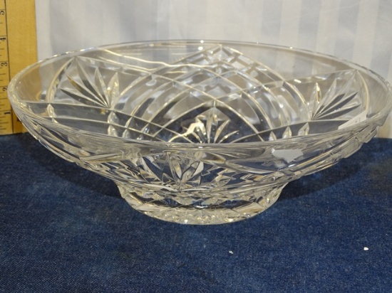 Large Crystal Bowl 12" diameter