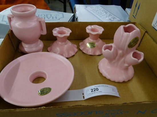 5 Pc Carmark Art Pottery