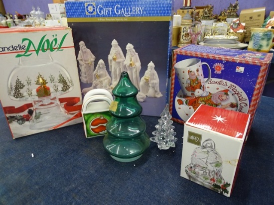 Box Lot Christmas Items