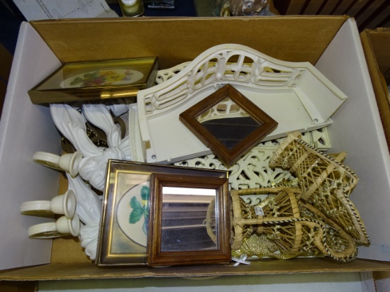 Large Box Lot Wall Hangings,Frames
