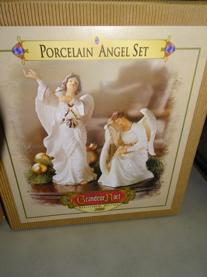 Grandeur Noel Porcelain Angel Set