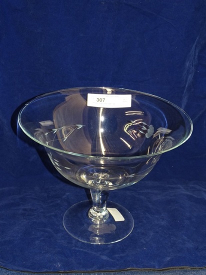 Princess House Footed Bowl 9" tall