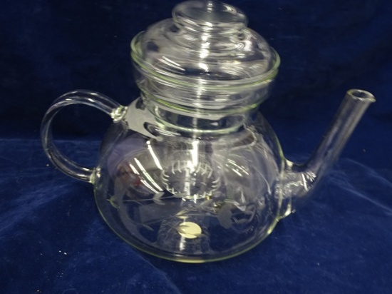 Princess House Tea Pot 7.5" tall