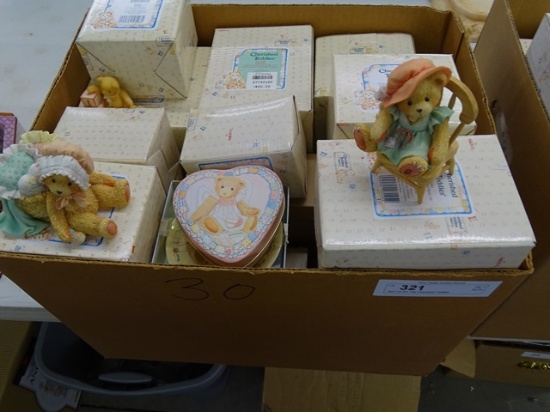 Box Lot 25+ Pcs Cherished Teddies