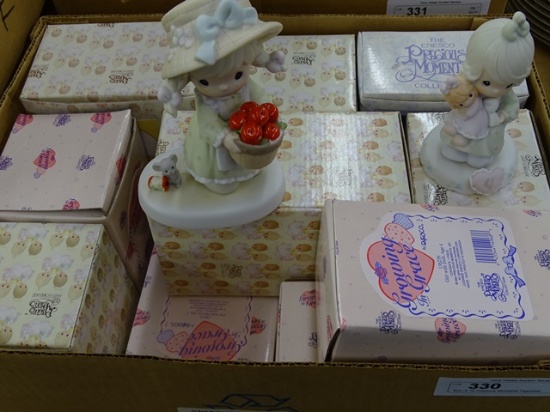 Box of 10 Precious Moments Figurines