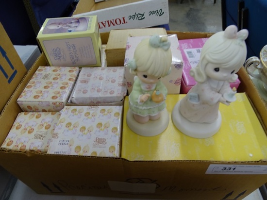 Box of 10 Precious Moments Figurines
