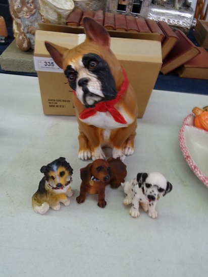 Home Interiors Boxer, Collie, Dachshund,Dalmationa